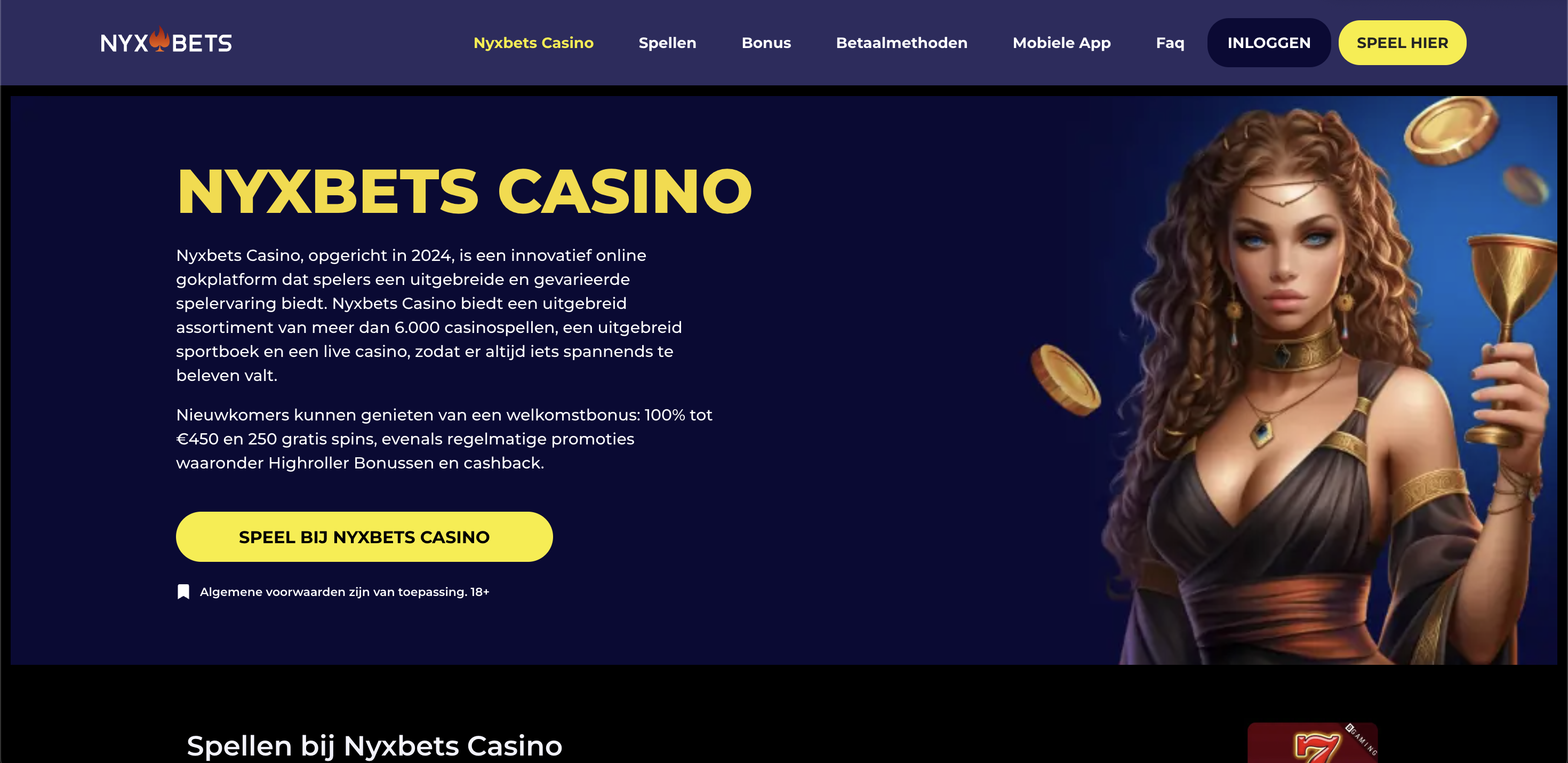 NYXBets interface